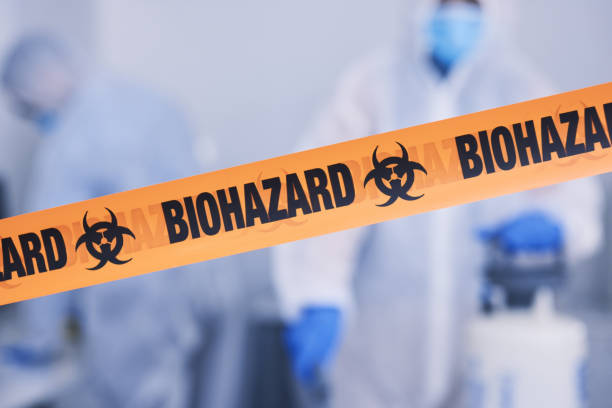 Professional Biohazard Cleanup technician working in Miller, NE